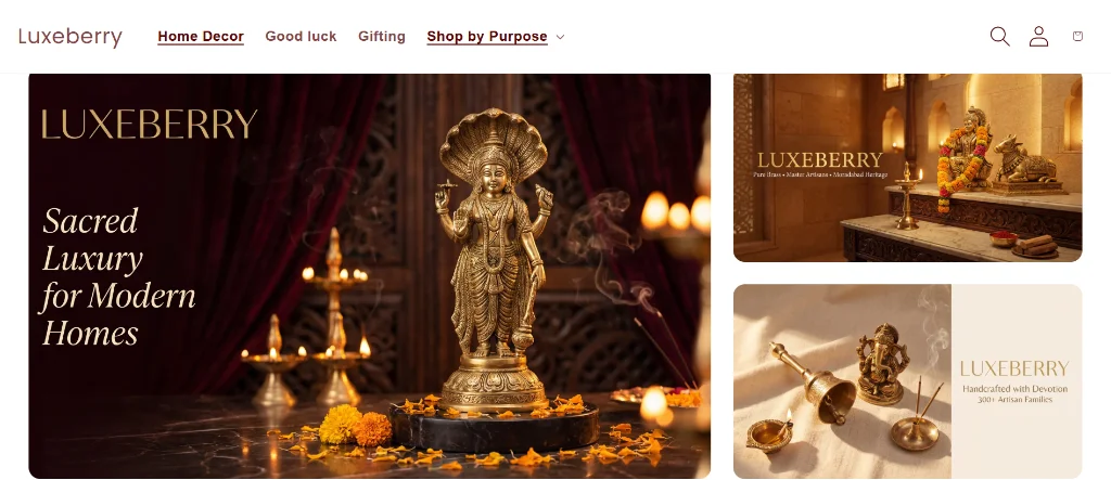 Luxeberry Storefront Showcase